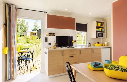 Les Loges House | Campsite L'Aiguille Creuse* - Sunelia Mercure Confort 3-room mobile home for 4 people