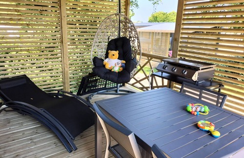 Les Loges House | Campsite L'Aiguille Creuse* - Mobile home L'Oiseau Blanc Sunêlia Luxury 2 bedrooms - 2 bathrooms 4 people