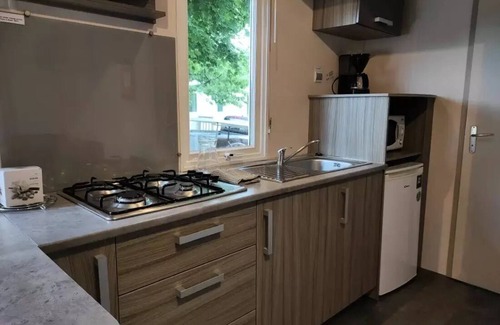 Saint-Laurent-sur-Sevre House | Campsite Le Rouge Gorge* * - MOBILE RENTALHOME 28m2 (2 bedrooms) 4 pers. TV - CONFORT 4 people