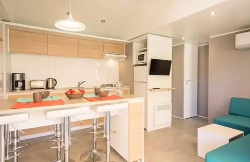 Orpierre House | Campsite Les Princes d'Orange * - Mobil home Privilege SPA - 3 bedrooms 6 people
