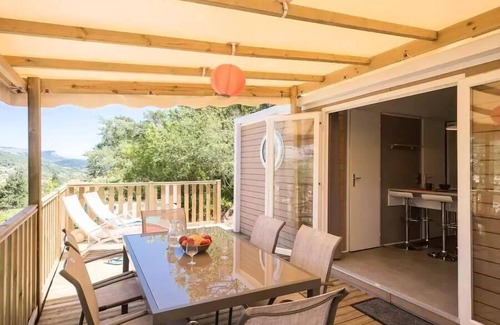 Orpierre House | Campsite Les Princes d'Orange * - Mobil home Privilege SPA - 3 bedrooms 6 people