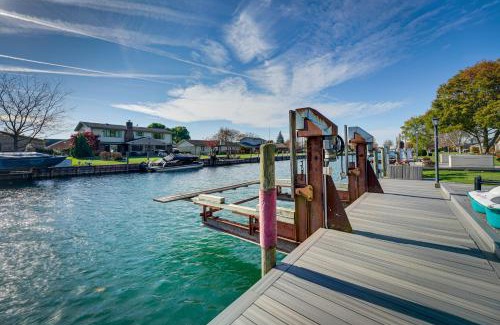 Pearl Beach House | Canal-Front Clay Township Gem Boat and Jet Ski Lift