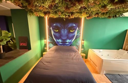 Cuesmes Apartment | Capsule Avatar - Balneo Sauna Projecteur Nintendo