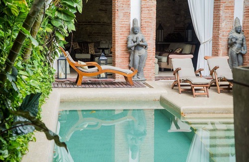 Centro Villa | Car054 - Beautiful colonial house in the Old City, Cartagena