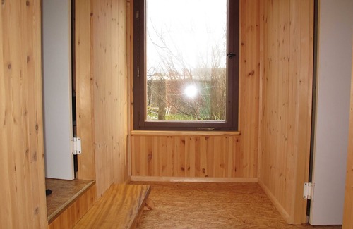 Buchberg Cabin | Caravan 2, left side - Caravan in the Wangelin garden with summer kitchen -