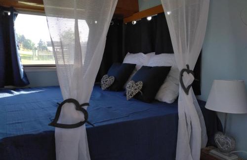 Lapalisse Other | Caravane romantique " La Seventies" avec jacuzzi privatif