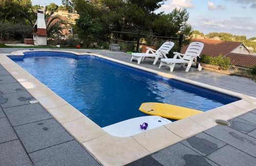 Costa Cunit House | Casa Bella Vista en montaña con vistas al mar y piscina privada