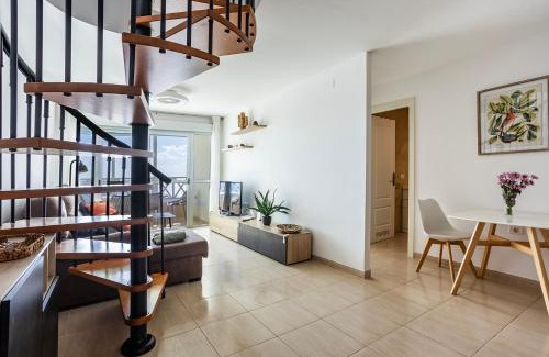 San Miguel de Abona Apartment | CASA DOBLE - penthouse, pool, priv parking, fibre net, spacious terrace