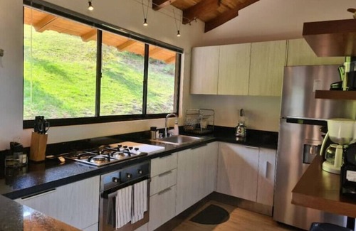 Choconta Cabin | Casa Loma, Modern with a view of the Sisga Reservoir