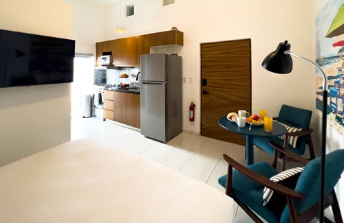 Emiliano Zapata Apartment | Casa Loro Azul PV Unit 6 NEW with Rooftop pool 1BD Studio for rent in 5 de Dicie
