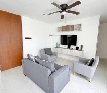 Conkal House | Casa Otavia, con alberca para 6 huéspedes y mascotas