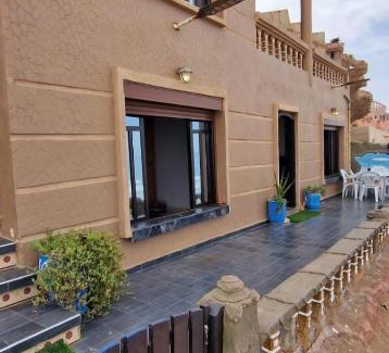 Sidi Ouassay Villa | Castle on the Hill Private Beach, WiFi & Parking
