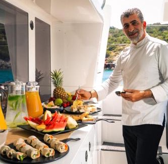 Agios Nikolaos Boat Rental | Catamaran Lagoon 450F- Private rental