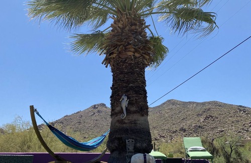 Cave Creek Cottage | Cave Creek Casita❤️ 1 bedroom on seasonal creek-views-hot tub