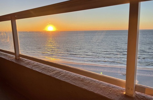 Sand Key Condo | CBC2 16F Large Private Balcony Overlooking Beach and Gulf On Beautiful Sand Key