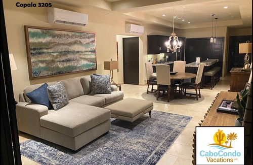 Los Cabos Condo | CCV Quivira-Luxury 3BR, Sleeps 8, Huge Private Terrace, OceanView, Golf