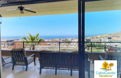 Los Cabos Condo | CCV Quivira-Luxury 3BR, Sleeps 8, Huge Private Terrace, OceanView, Golf