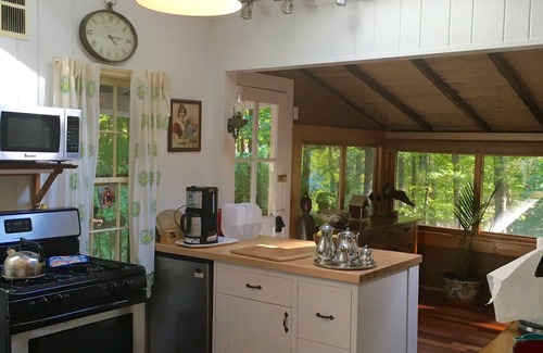 Glenford Cottage | Cedar Cottage with hot tub as seen in New York Times escape section.