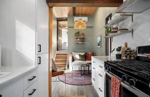 River Road Cabin | Cedar & Sage Hideaway with Hot Tub, Cinema & Fire Pit