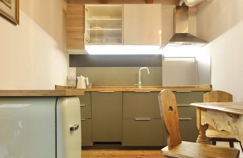 San Cassiano Apartment | Central apartment for 3 people with terrace and parking-700 m from the cable car