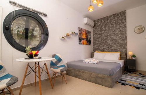 Edessa Apartment | Central & Riverfront Room 1