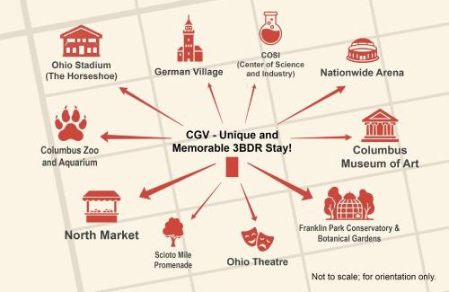 Merion Village House | CGV - Unique and Memorable 3BDR Stay