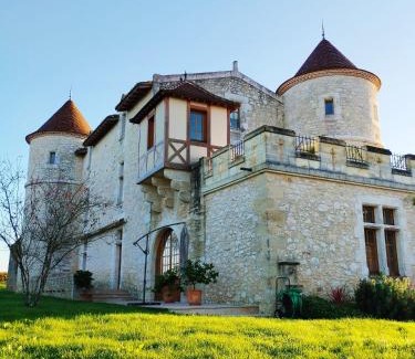 Juillac Villa | Château LA ROBERTERIE logement entier proche Saint Emilion