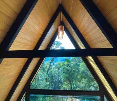 Agua Santa Apartment | Chalé com Hidromassagem e Vista incrível para o Pôr do Sol