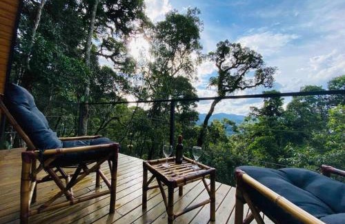 Agua Santa Apartment | Chalé com Hidromassagem e Vista incrível para o Pôr do Sol