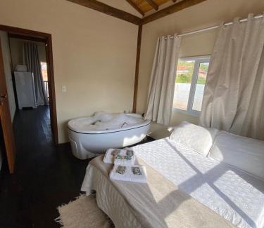 Tiradentes Apartment | Chalé Tiradentes com Hidromassagem
