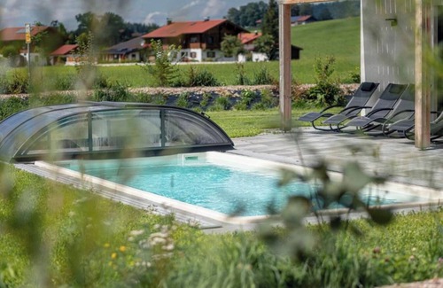 Inzell Apartment | Chalet 19 with balcony and mountain view