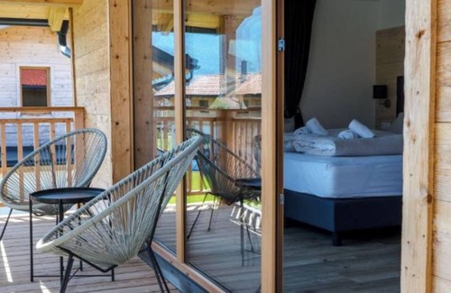 Inzell Apartment | Chalet 19 with balcony and mountain view
