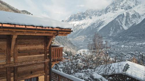 Les Houches Ski Chalet | Chalet 3 étoiles pour 4 pers avec vue imprenable sur la vallée de Chamonix