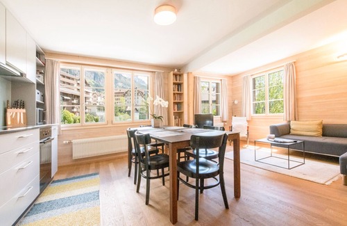 Wengen Apartment | Chalet Arven - top location, newly renovated