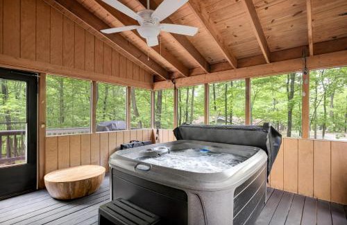 The Woods Ski Chalet | Chalet Cabin w Hot Tub WiFi Firepit Grill Deck