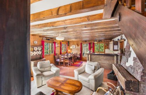 Caux Ski Chalet | Chalet familial avec vue sur les Alpes et le lac, sur les hauts de Montreux à Caux