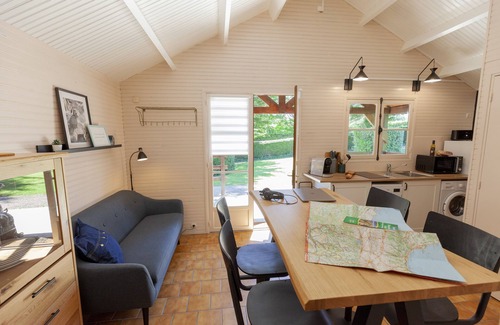 Auquainville House | chalet-gîte 4 pers. Normandy Heated swimming pool from mid-May to September
