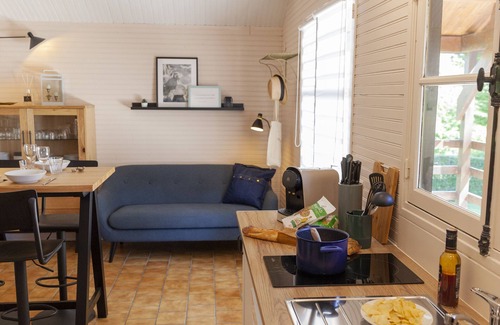 Auquainville House | chalet-gîte 4 pers. Normandy Heated swimming pool from mid-May to September
