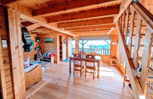 Pugny-Chatenod Ski Chalet | Chalet Les étoiles vue Mont Blanc