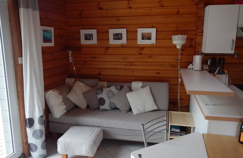 Plozevet Ski Chalet | Chalet overlooking Audierne Bay with wooded garden,