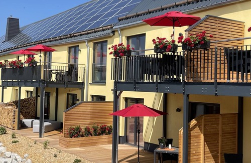 Feilitzsch Condo | Chalet vacation apartment "Bergloft", 115 sqm & wellness/fitness/sauna - Bergrödelhof