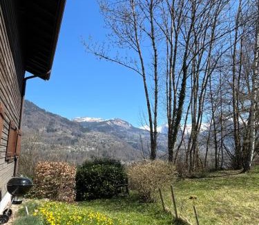 Morillon Ski Chalet | Chalet, vue sur la vallée, Domaine skiable Grand Massif