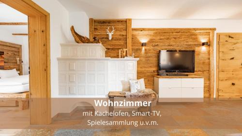 Heiligenblut Apartment | Chalet WaldHäusl luxuriöse Ferienwohnungen mit Sauna & Whirlpool, Kamin, Balkon oder Terrasse mit Bergblick
