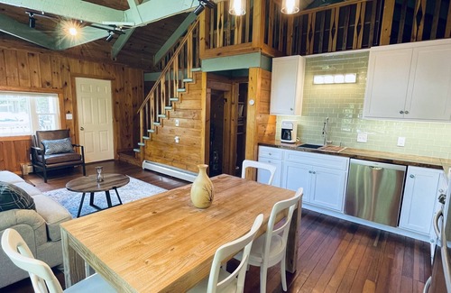 Bar Harbor Ski Chalet | Chalet with a Private Beach in Acadia National Park