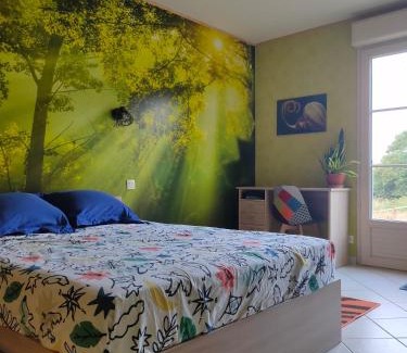 Sarge-sur-Braye House | chambre avec SDB privative en pleine campagne