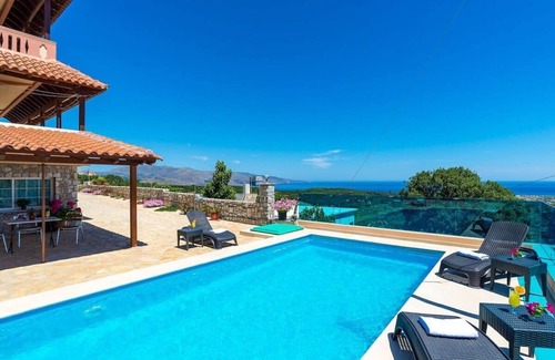 Polemarchi House | Chania Serenity Villa - Unbeatable Oceanic Views