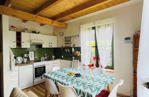 Grzybowo House | Charmantes Holzhaus über dem Meer für 8 Personen
