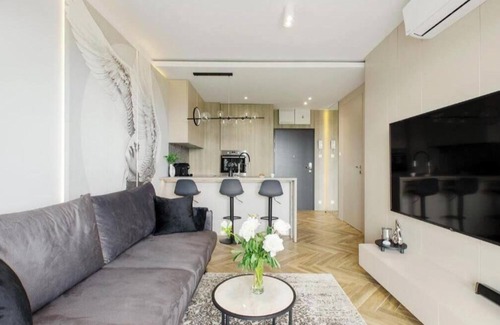 Srodmiescie Apartment | Charming 1-bedroom apartment in excellent Srodmiescie with AC