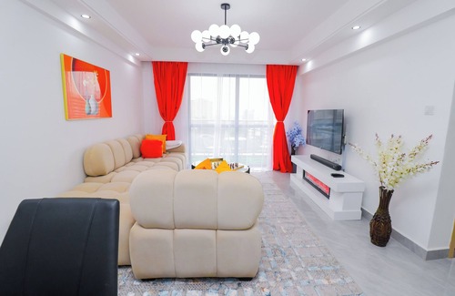 Westlands Apartment | Charming 2-bedroom apartment with fitness room and AC in Nairobi