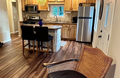 Mecosta Cottage | Charming 2-bedroom cottage with Lake Access to School Section Lake